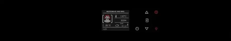 Fulgor FCMO 4511 TM BK компактный электрический духовой шкаф с функцией СВЧ