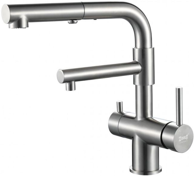 Zorg  SZR-3216 смеситель под фильтр с вытяжной лейкой
