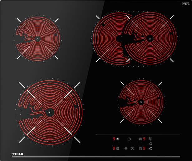 Teka TTB 64320 TTC BLACK электрическая варочная панель