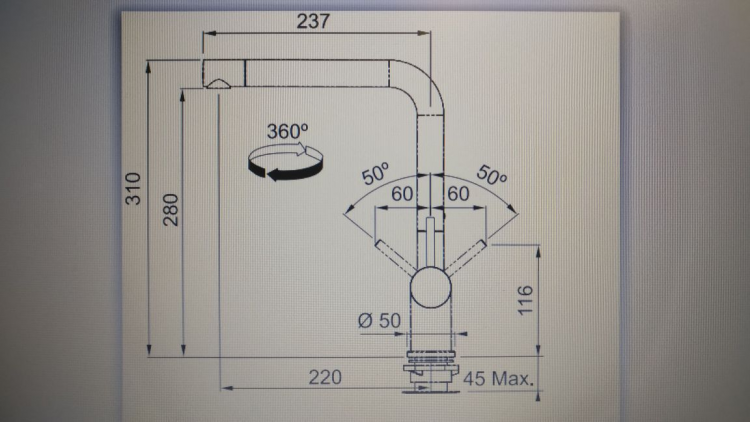 Franke Active Plus графит смеситель