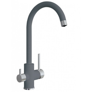 Florentina Клио Про серый шелк смеситель