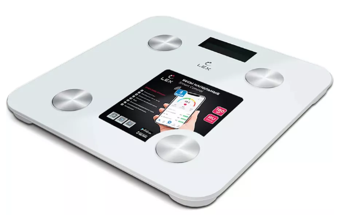 Lex LXBS 9001 белые весы напольные