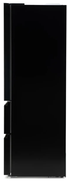 Hyundai CM55043F черная сталь холодильник трехкамерный