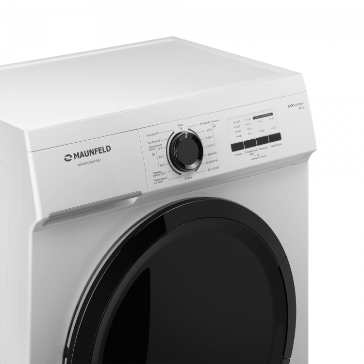 Maunfeld MFWM106WH052 отдельностоящая стиральная машина