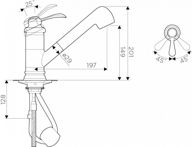 Omoikiri Kakogava-S-AB смеситель
