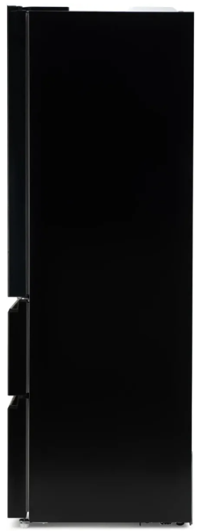 Hyundai CM55043F черное стекло холодильник трехкамерный