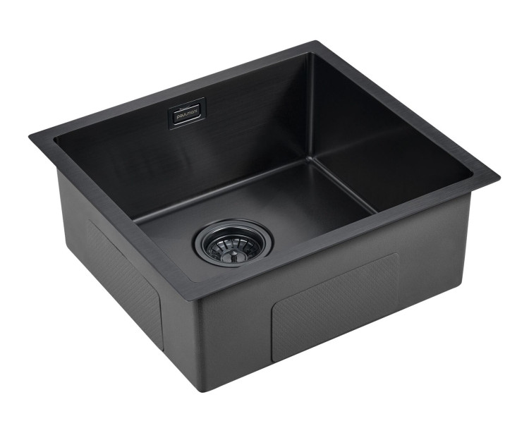 Paulmark ALLER 48 UNI вороненая сталь PVD мойка