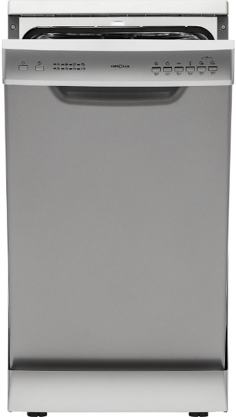 Krona steel RIVA 45 FS METALLIC отдельностоящая посудомоечная машина