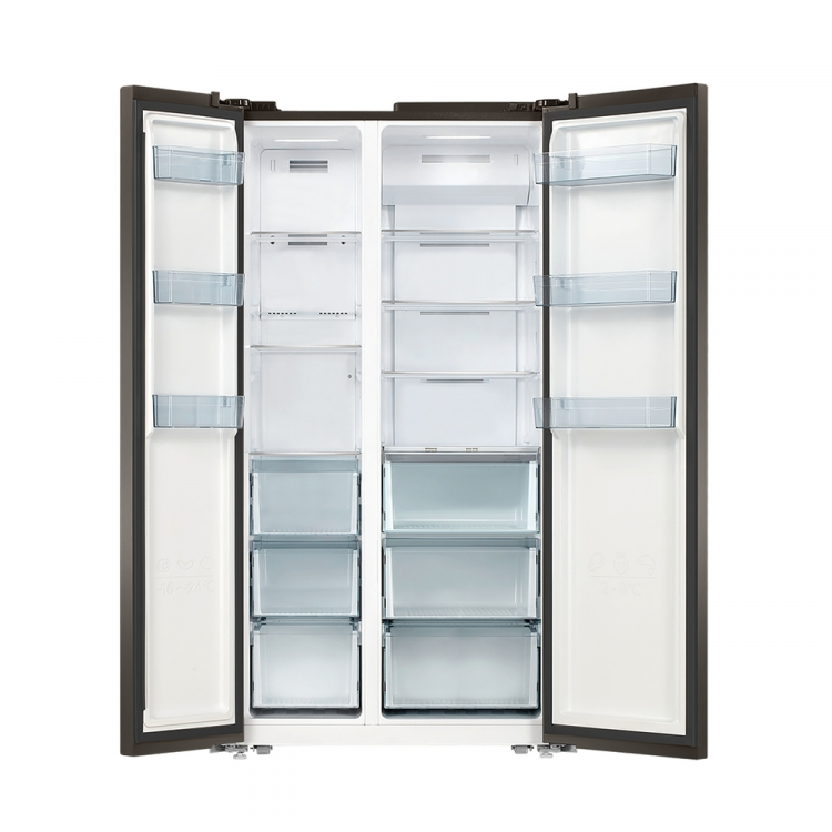 Korting KNFS 91817 GB отдельностоящий холодильник Side-By-Side