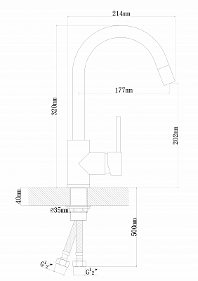Dr. Gans СОЛО дюна смеситель