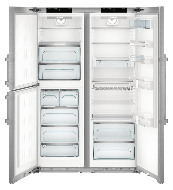 Liebherr SBSes 8483 отдельностоящий комбинированный холодильник Side-by-Side
