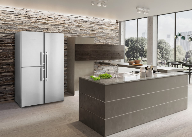 Liebherr SBSes 8483 отдельностоящий комбинированный холодильник Side-by-Side