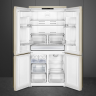 Smeg FQ60CPO5 отдельностоящий 4-х дверный холодильник Side-by-side