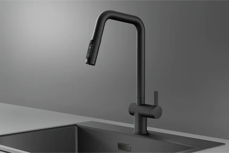 Granula KS-7273 ЧЕРНЫЙ МАТОВЫЙ смеситель