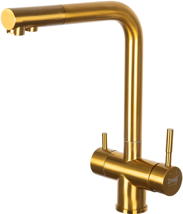 Zorg  SZR-7039 BRONZE смеситель под фильтр
