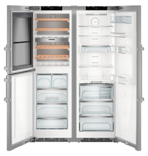 Liebherr SBSes 8496 отдельностоящий комбинированный холодильник Side-by-Side