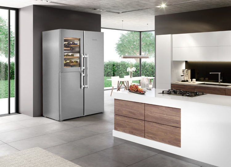 Liebherr SBSes 8496 отдельностоящий комбинированный холодильник Side-by-Side