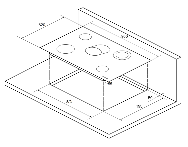 Kuppersberg EMS 901 электрическая варочная панель
