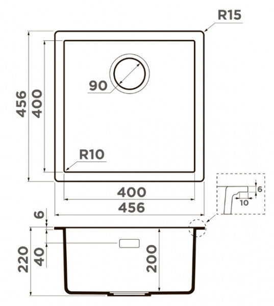 Omoikiri Yamakawa 45-Integra-WH Artceramic/белый мойка