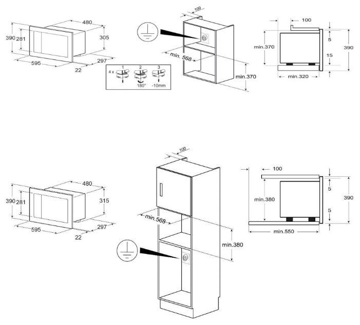 Teka MB 620 BI Blanco встраиваемая микроволновая печь