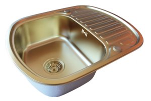 Zorg Inox PVD SZR-630-490 BRONZE мойка