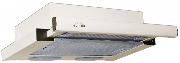 Elikor Интегра 50П-400-В2Л молоко/молоко вытяжка встраиваемая телескопическая