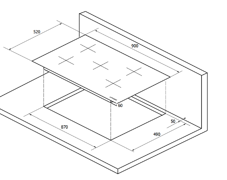 Kuppersberg IMS 901 индукционная варочная панель