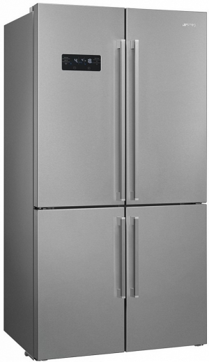 Smeg FQ60XDAIF отдельностоящий 4-х дверный холодильник Side-by-side