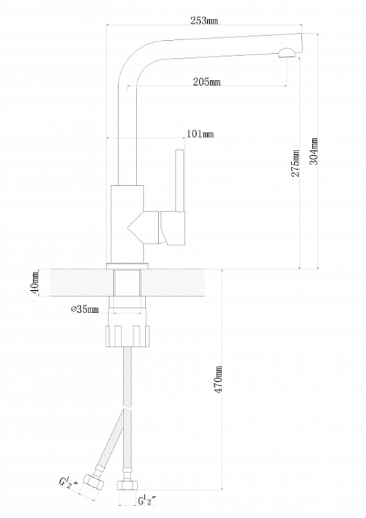 Florentina ДЕЛЬТА мокко смеситель