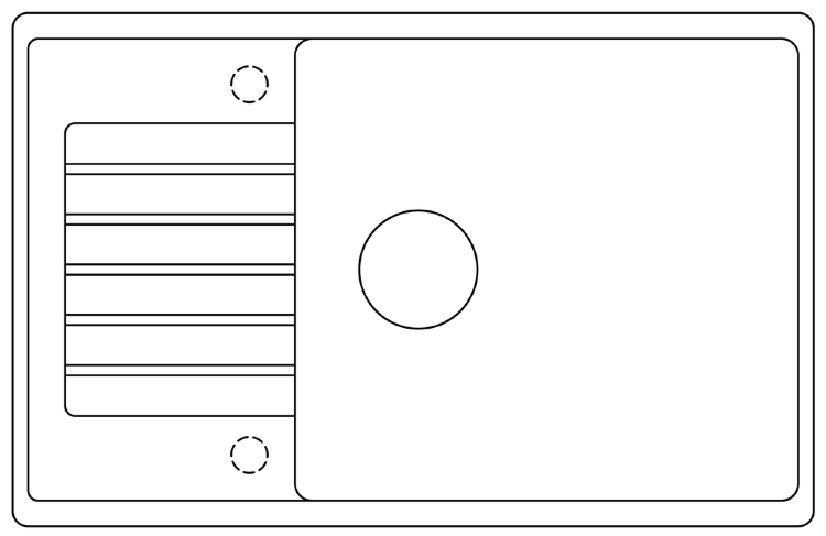 Blanco ZIA XL 6 S Compаct SILGRANIT черный мойка