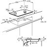 Electrolux GPE263MB газовая варочная поверхность