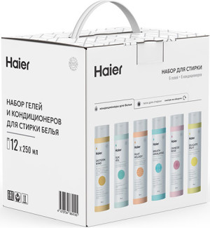 Haier 12 штук по 250 мл гель + кондиционер