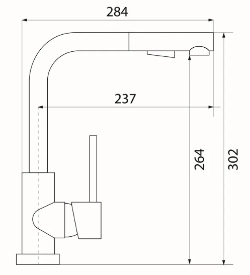 Longran Impact LM2182 Terra granite выдв. лейка смеситель