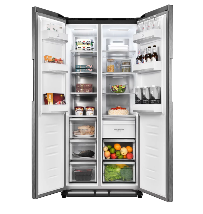 Lex LSB458StGIDBI  холодильник Side by Side