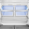Smeg FQ60XF отдельностоящий 4-х дверный холодильник Side-by-Side