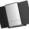 Krona steel TALLI 600 inox/black glass 3P вытяжка