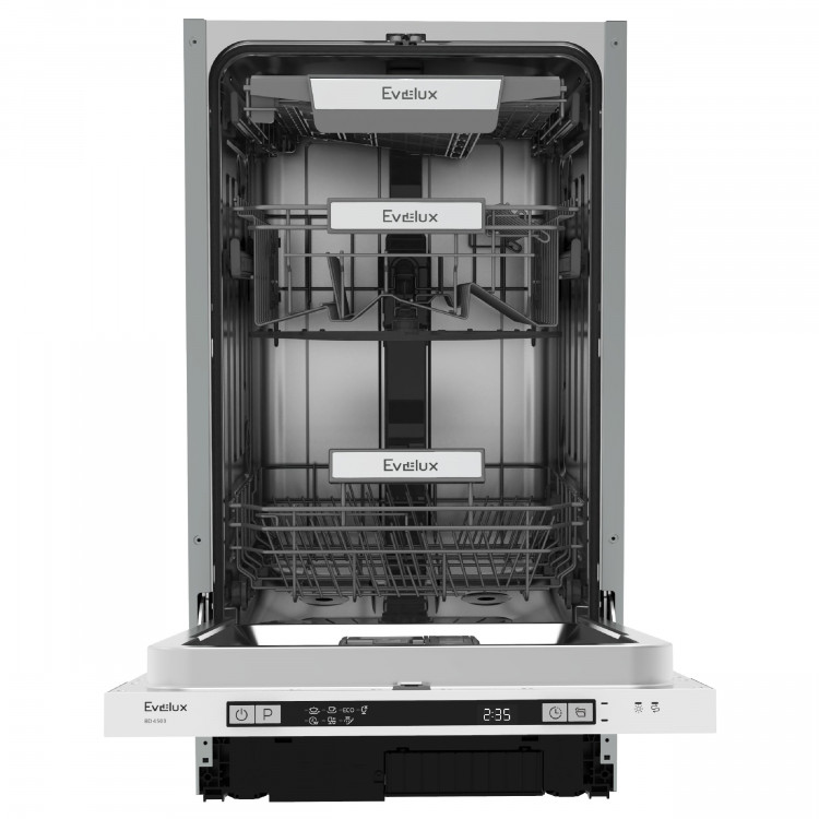 Evelux BD 4503 встраиваемая посудомоечная машина узкая