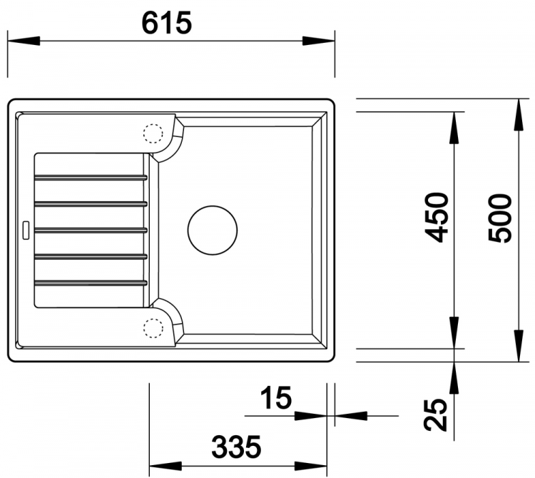 Blanco ZIA 40 S SILGRANIT черный мойка
