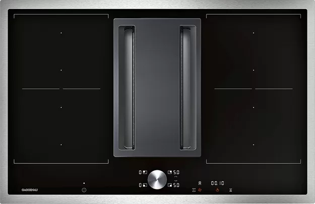 Gaggenau CV282101 индукционная варочная панель со встроенной вытяжкой