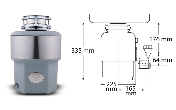 status premium 300 диспоузер размеры