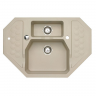 Alveus SENSUAL 60 GRANITAL+ PEBBLE-G02M 900x610x200 1+1/2 кухонная мойка