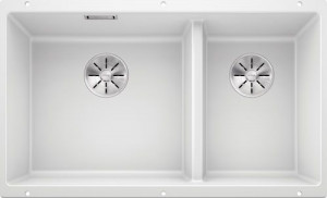 Blanco SUBLINE 430/270-U SILGRANIT PuraDur белый c отв.арм. InFino мойка
