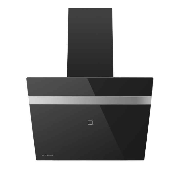 Maunfeld MEDWAY 60 Glass Black/Stripe Inox вытяжка наклонная
