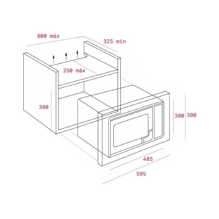 Teka MS 620 BIS встраиваемая микроволновая печь