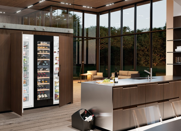 Liebherr SBSWgb 99I5 отдельностоящий комбинированный холодильник Side-by-Side
