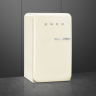 Smeg FAB10LCR6 отдельностоящий однодверный холодильник кремовый