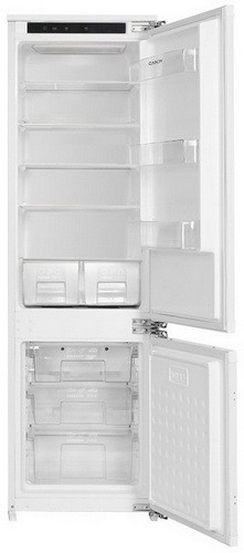 Candy CBCS7266AFS встраиваемый двухкамерный холодильник