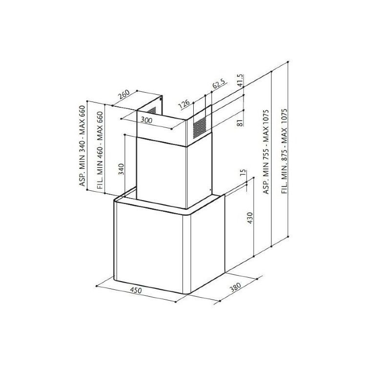 Faber LITHOS EG6 BK LED A45 вытяжка