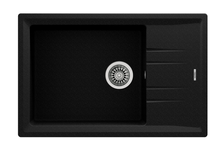 Teka STONE 60 S-TG 1B 1D METALLIC BLACK кухонная мойка