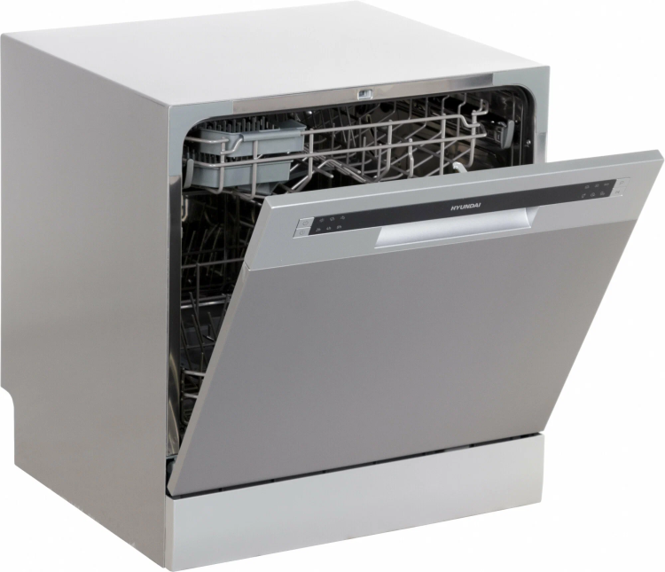 Hyundai DT503 серебро компактная посудомочная машина